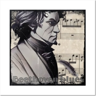 Beethoven blues Posters and Art